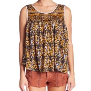 Free People lucky coin boho top